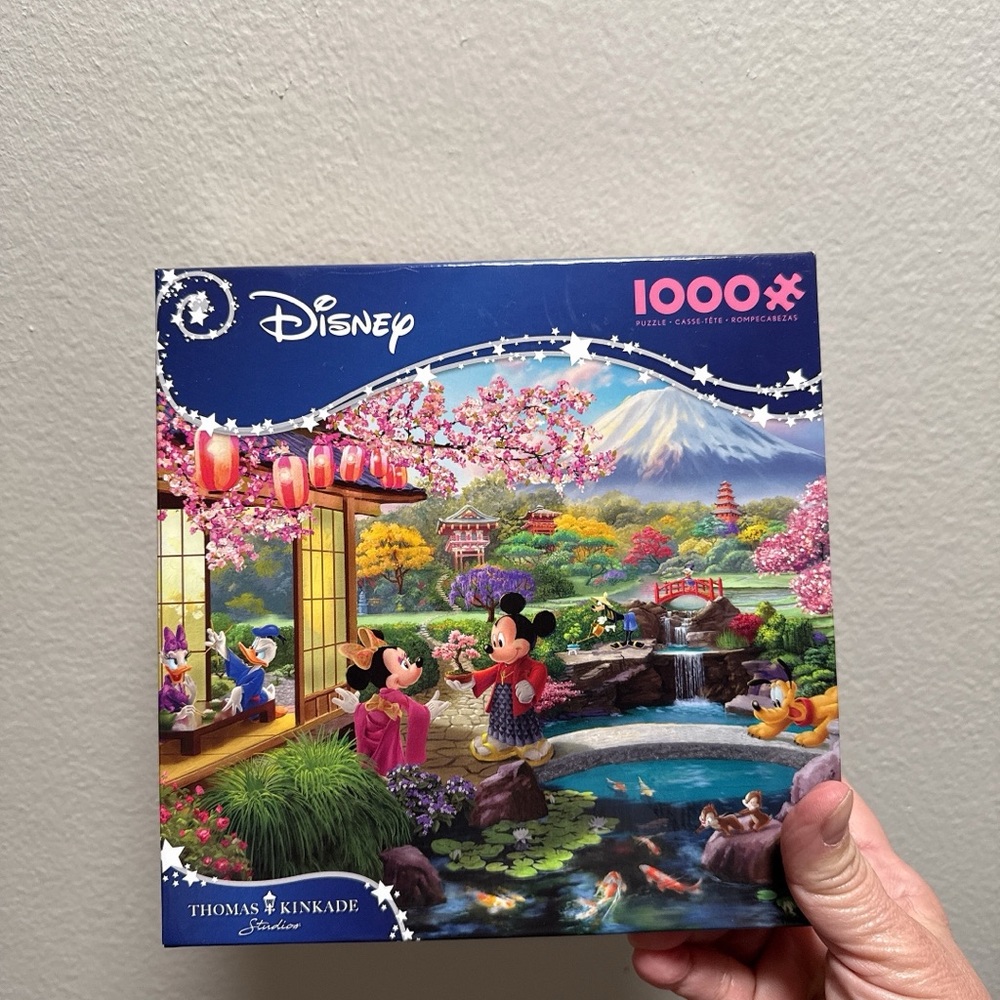 Disney Thomas Kinkade 1000-Piece Puzzle - Vibrant Multicolor